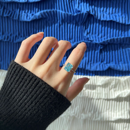 [Raffine] Anillo de compromiso de lujo de 4,0 quilates
