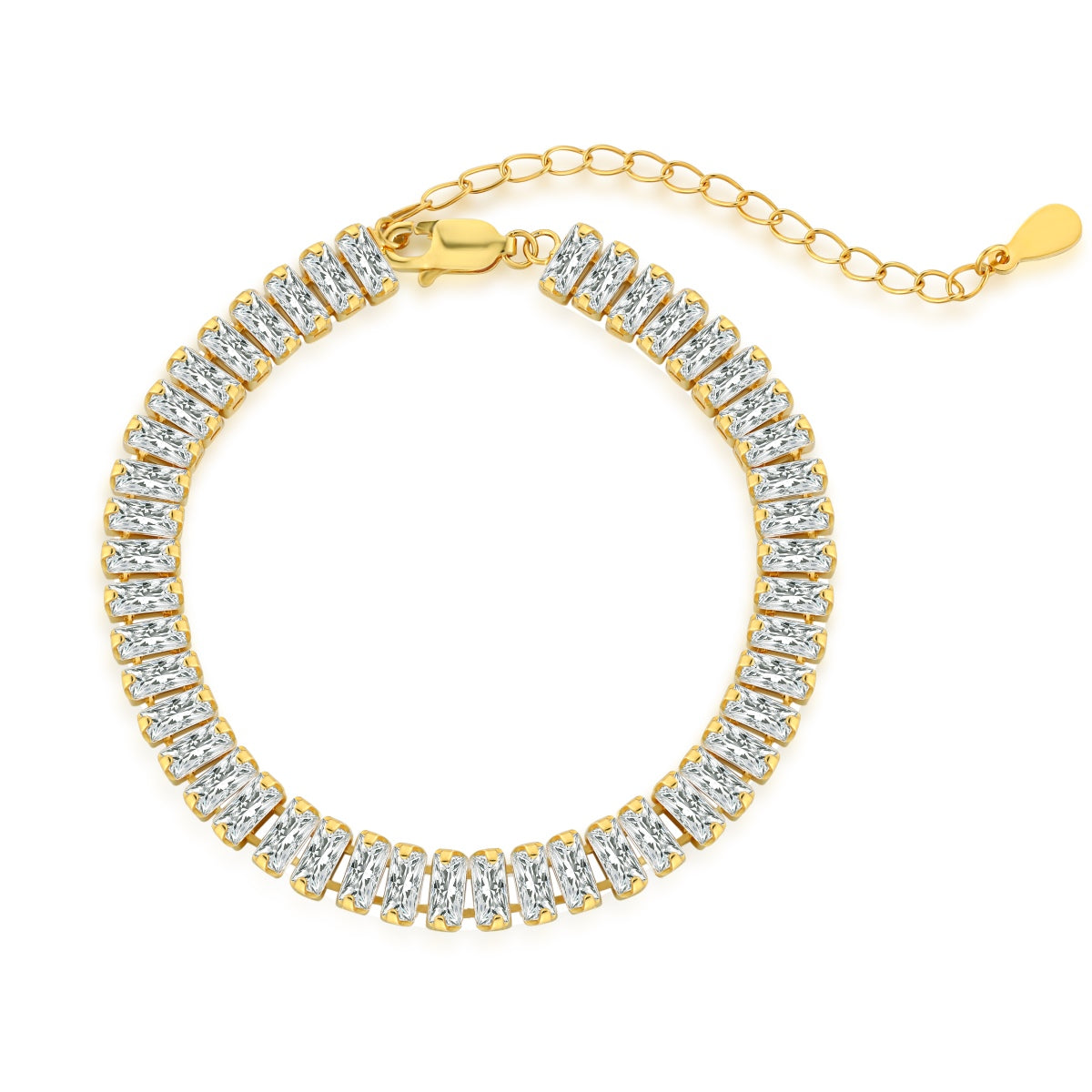 [Raffine] Exquisita pulsera diaria de corte esmeralda