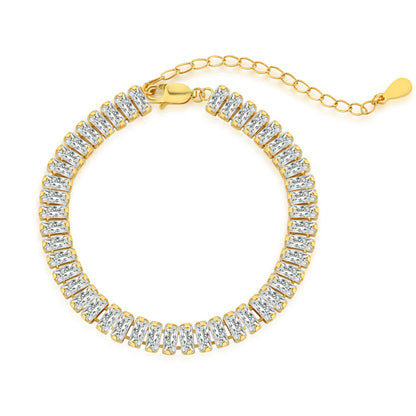 [Raffine] Exquisita pulsera diaria de corte esmeralda