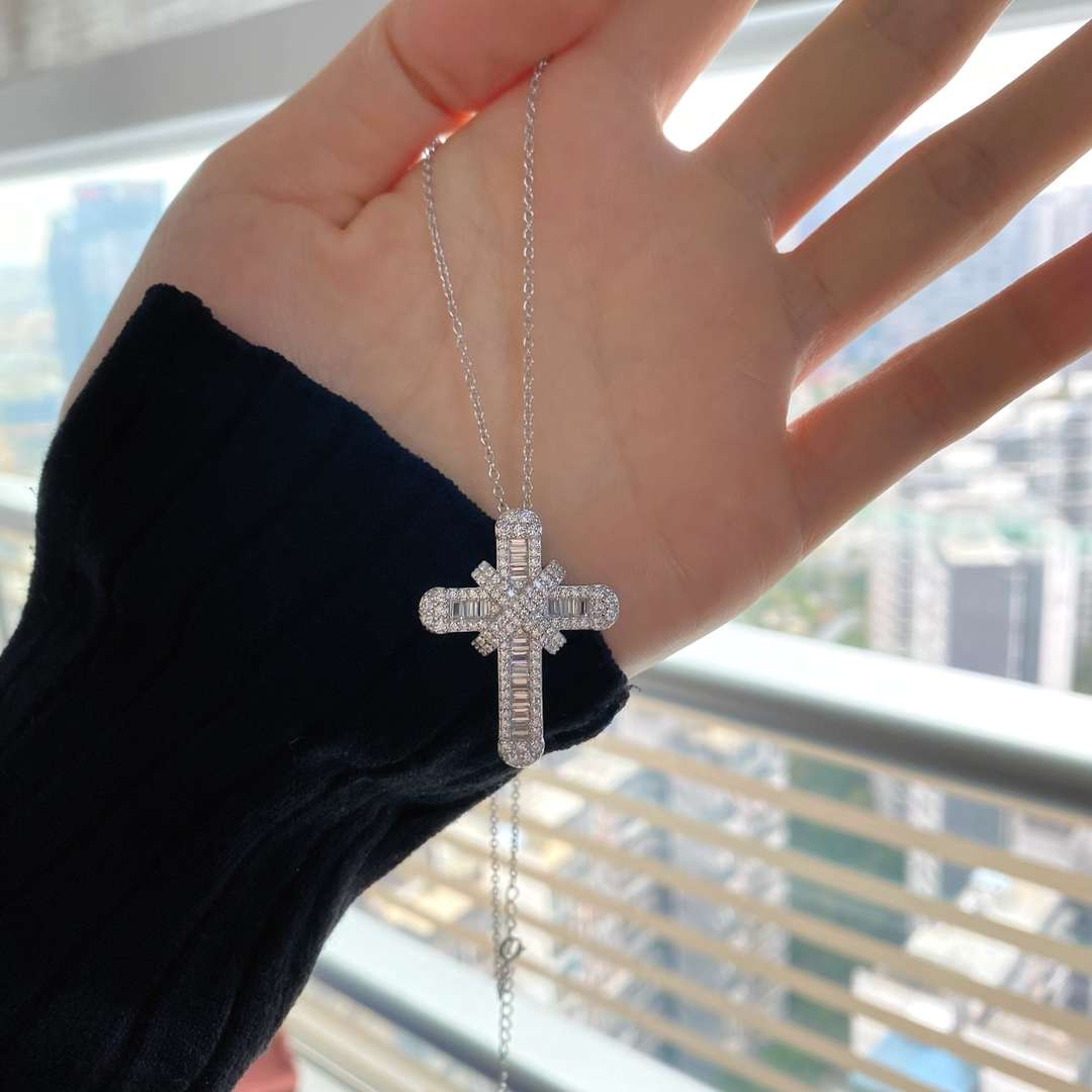 [Raffine]Gypsophila With Dimonds Necklace
