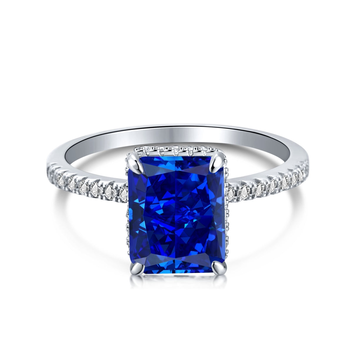 [Raffine] Anillo de compromiso de lujo de 4,0 quilates