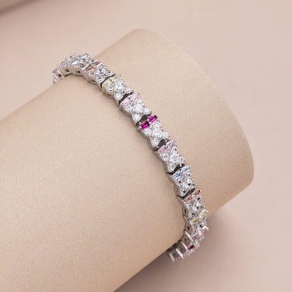 [Raffine] Pulsera diaria única con forma de flor colorida