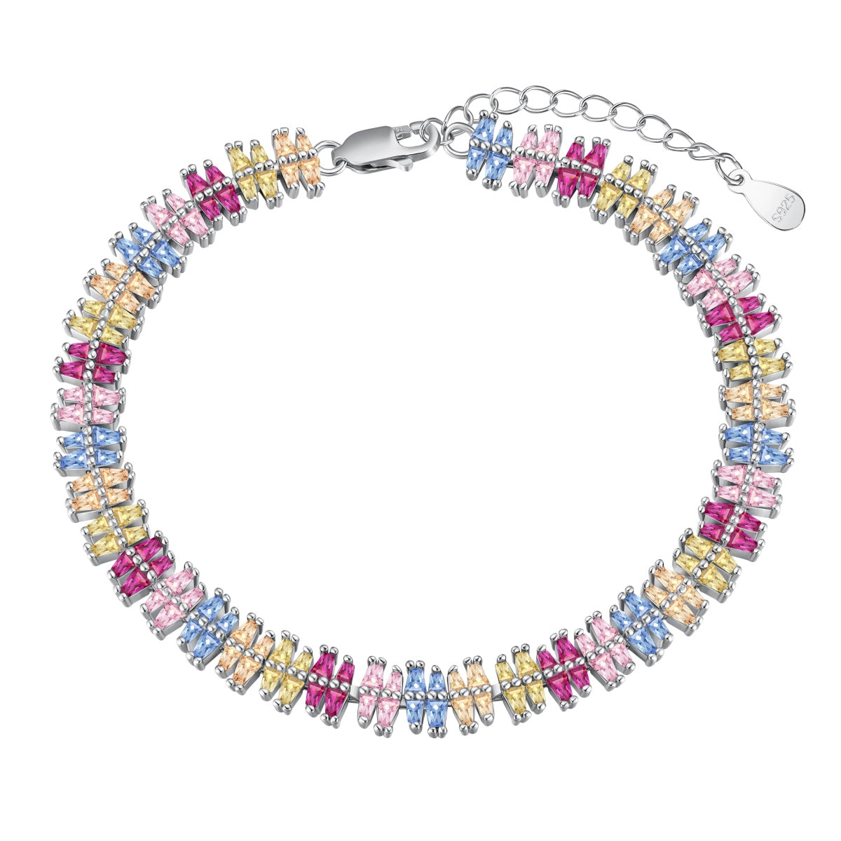 [Raffine] Pulsera de fiesta brillante y exquisita con múltiples cortes