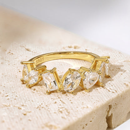 [Raffine] Anillo delicado de múltiples cortes