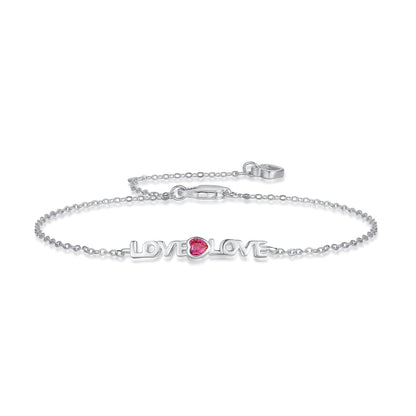 [Raffine] Pulsera romántica con forma de corazón para enamorados