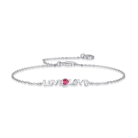 [Raffine] Pulsera romántica con forma de corazón para enamorados