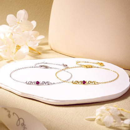 [Raffine] Pulsera romántica con forma de corazón para enamorados