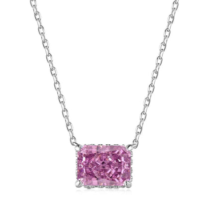 [Raffine] Collier coloré de forme carrée luxueuse