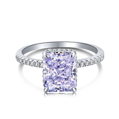 [Raffine] Anillo de compromiso de lujo de 4,0 quilates