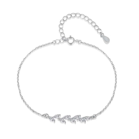 [Raffine] Bracelet élégant en forme de feuilles de blé