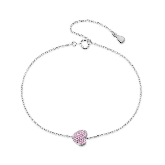 [Raffine]Bracelet en forme de cœur doux et polyvalent
