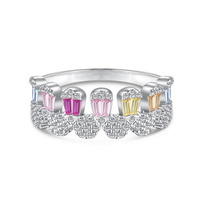 [Raffine] Hermoso anillo diario de corte radiante