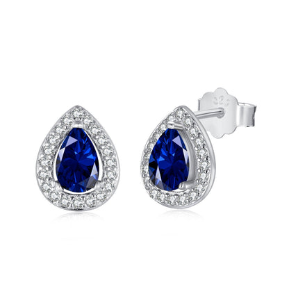 [Raffine]Luxurious Water Drop Shape Earrings