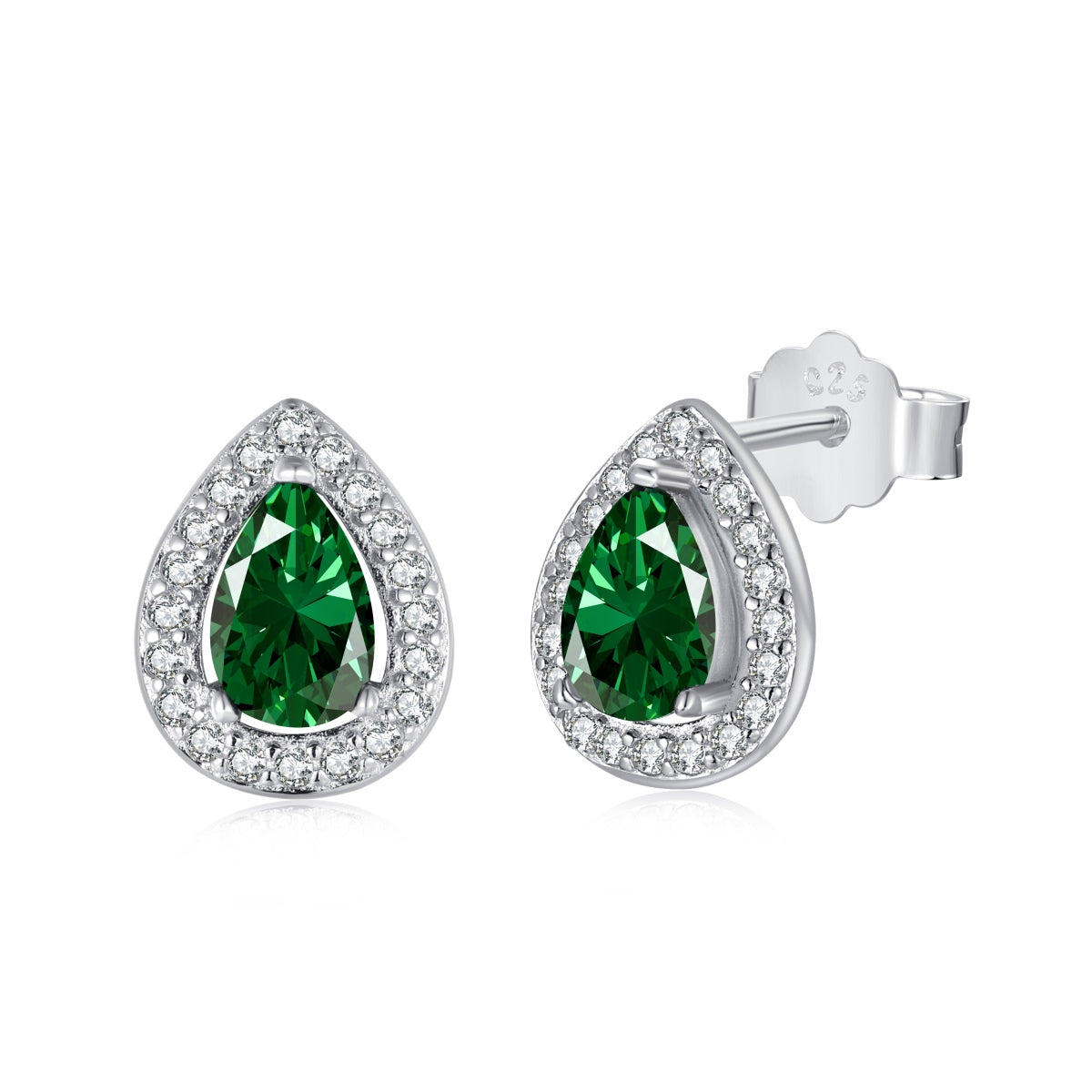 [Raffine]Luxurious Water Drop Shape Earrings
