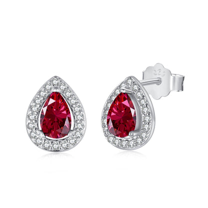 [Raffine]Luxurious Water Drop Shape Earrings