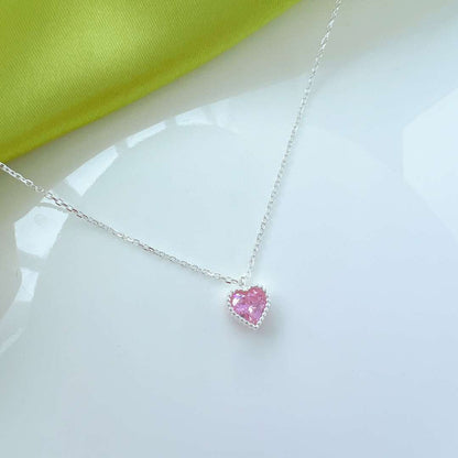 [Raffine] Collier en forme de cœur orné
