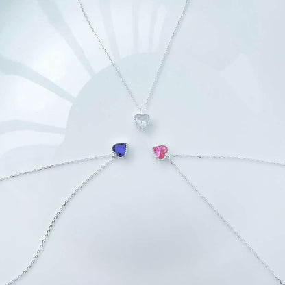 [Raffine] Collier en forme de cœur orné