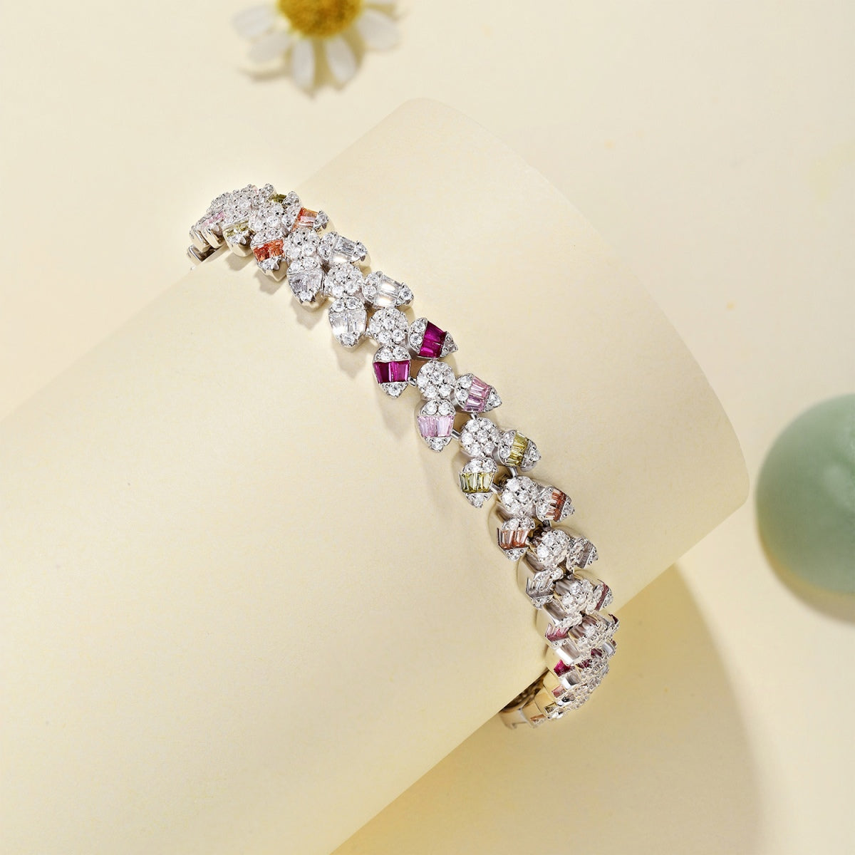 [Raffine] Pulsera diaria con delicada y exquisita forma de flor
