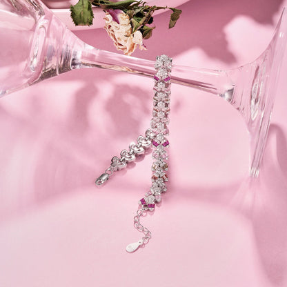[Raffine] Pulsera diaria con delicada y exquisita forma de flor