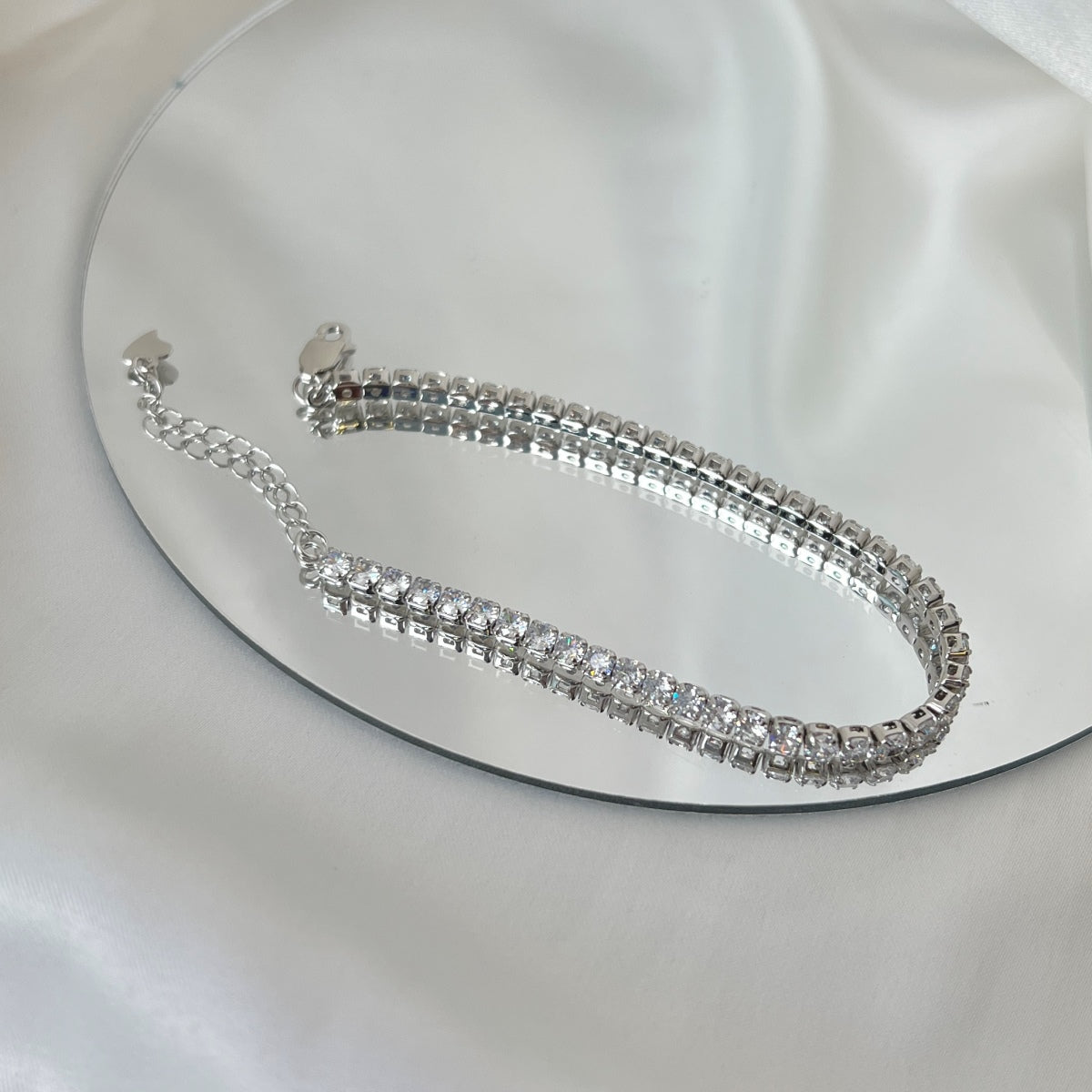 [Raffine] Pulsera diaria con corte redondo brillante