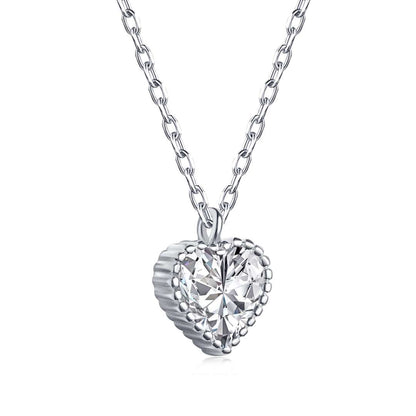 [Raffine] Collier en forme de cœur orné