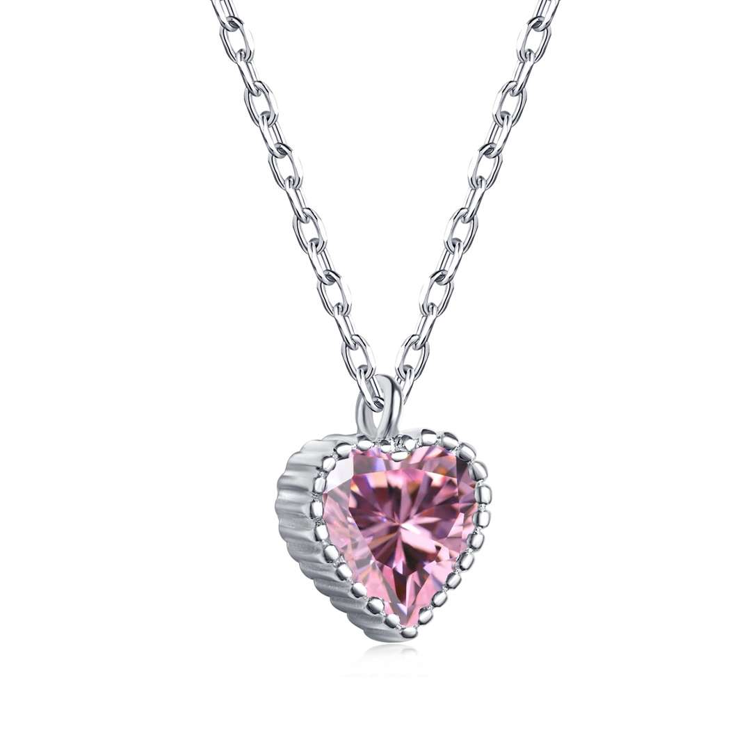 [Raffine] Collier en forme de cœur orné