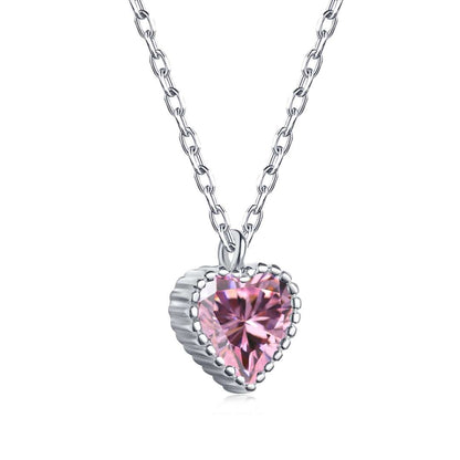 [Raffine] Collier en forme de cœur orné