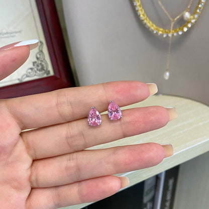 [Raffine]Ornate Water Drop Shape Earrings