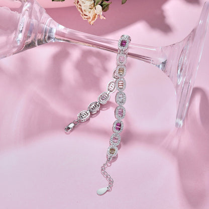 [Raffine] Exquisita pulsera diaria con corte esmeralda ornamentado