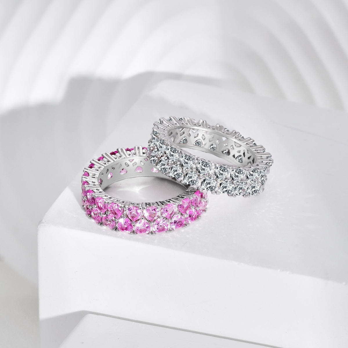 [Raffine]Anillo de corazón brillante