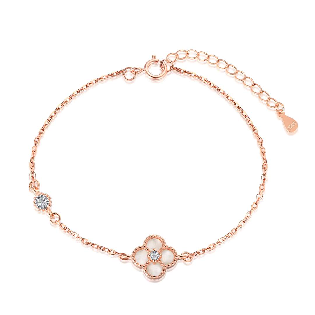 [Raffine] Bracelet délicat trèfle à quatre feuilles