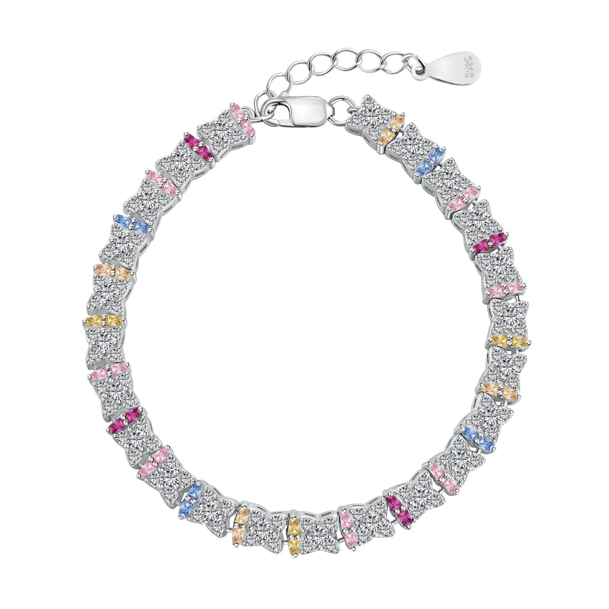 [Raffine] Pulsera diaria única con forma de flor colorida