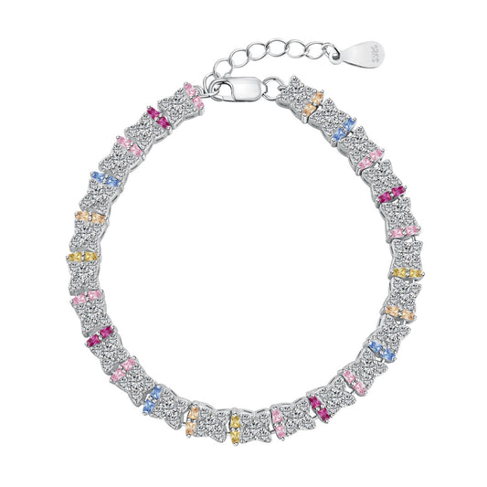 [Raffine] Pulsera diaria única con forma de flor colorida