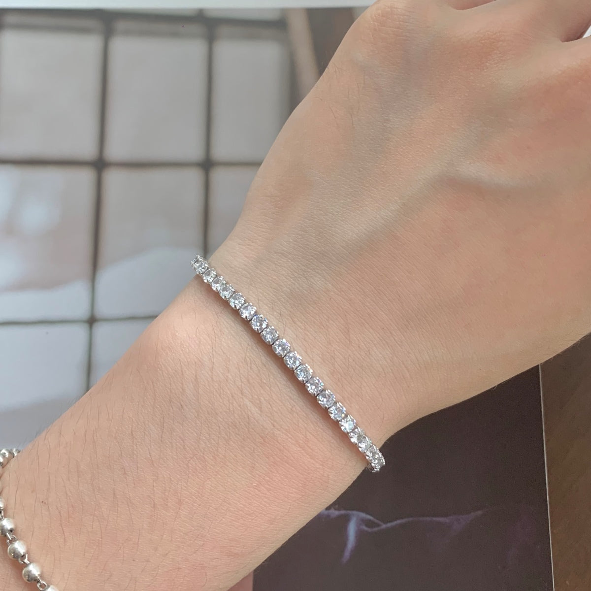 [Raffine] Pulsera diaria con corte redondo brillante