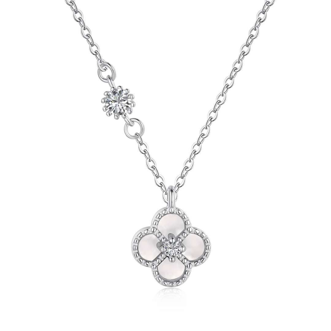[Raffine]Delicate Flower Shape Necklace