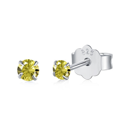 [Raffine]Delicate Solitaire Earrings