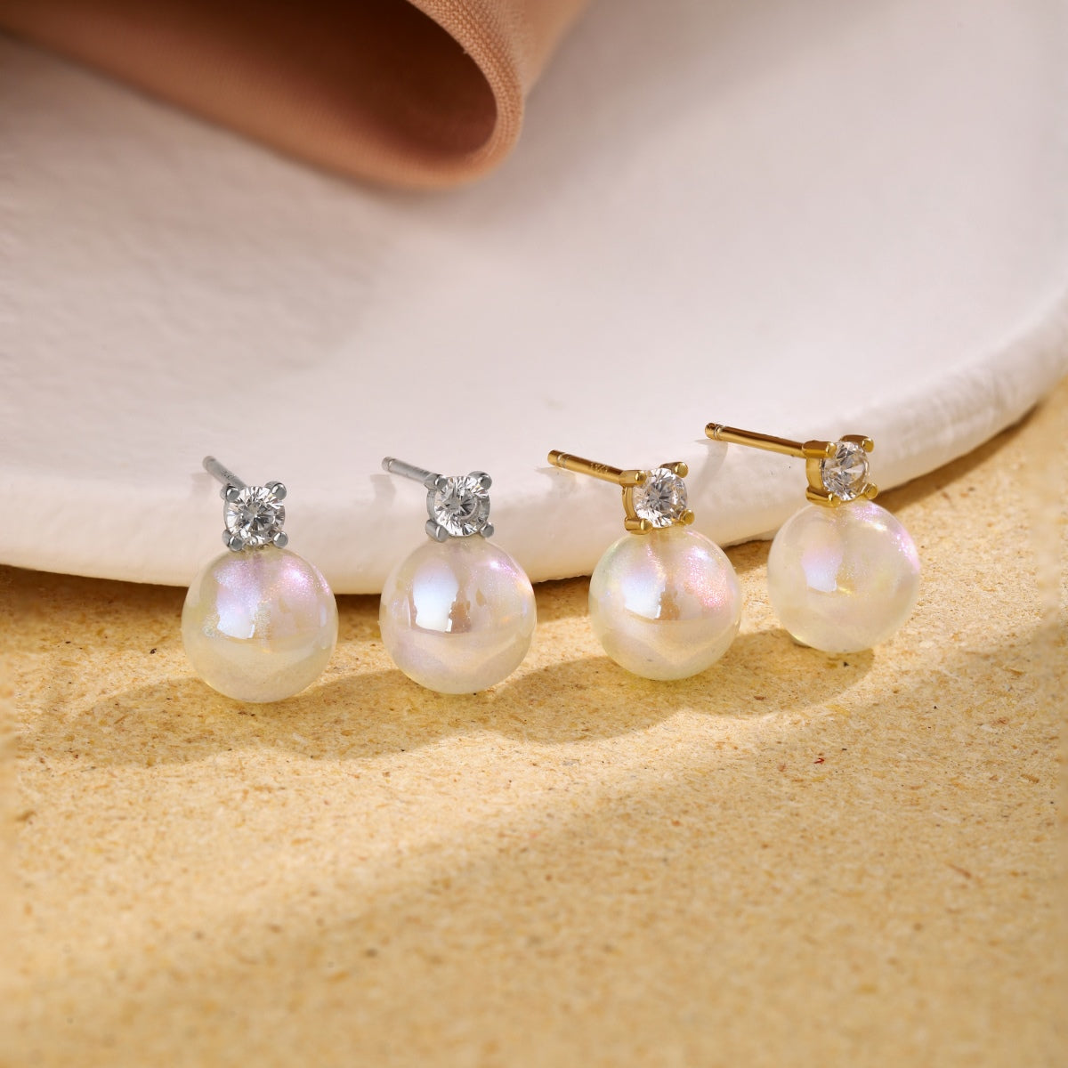 [Raffine]Symphony Mermaid Pearl Earrings