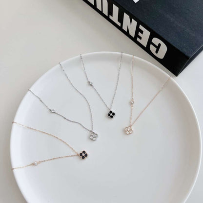 [Raffine]Delicate Flower Shape Necklace