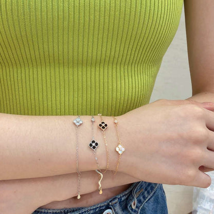 [Raffine] Bracelet délicat trèfle à quatre feuilles