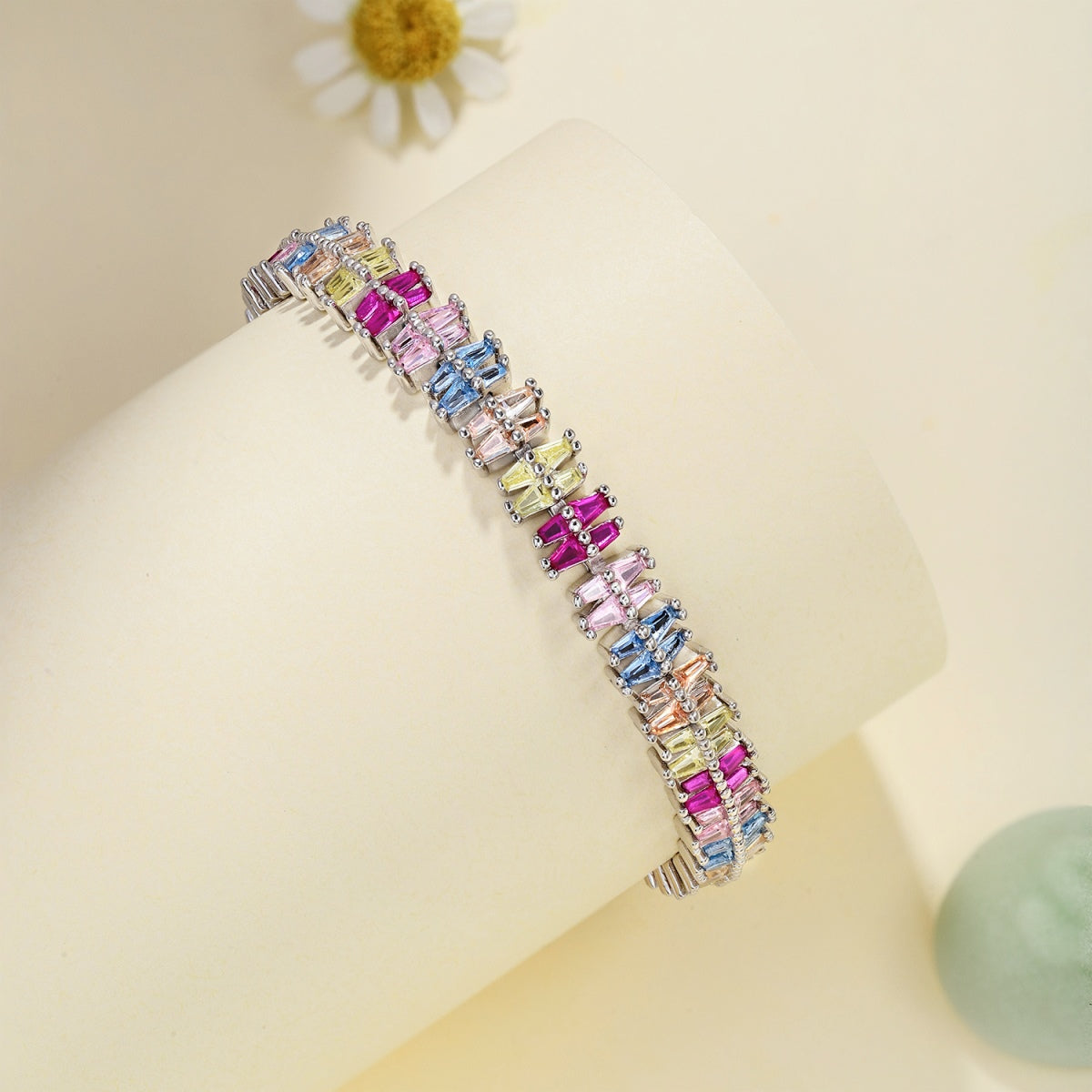 [Raffine] Pulsera de fiesta brillante y exquisita con múltiples cortes