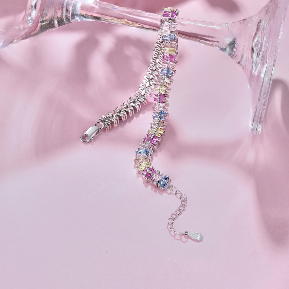 [Raffine] Pulsera de fiesta brillante y exquisita con múltiples cortes