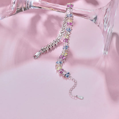 [Raffine] Pulsera de fiesta brillante y exquisita con múltiples cortes