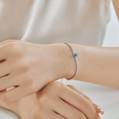 [Raffine] Pulsera diaria de corte ovalado exquisito de 0,75 quilates