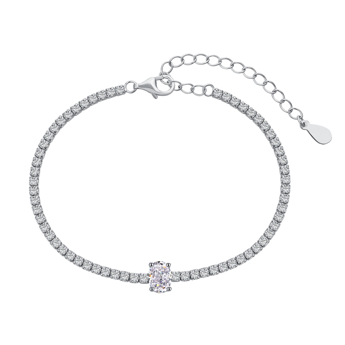 [Raffine] Pulsera diaria de corte ovalado exquisito de 0,75 quilates