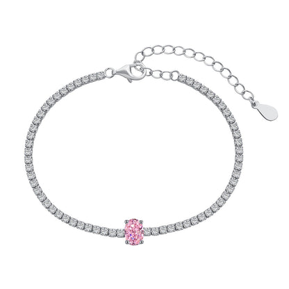 [Raffine] Pulsera diaria de corte ovalado exquisito de 0,75 quilates