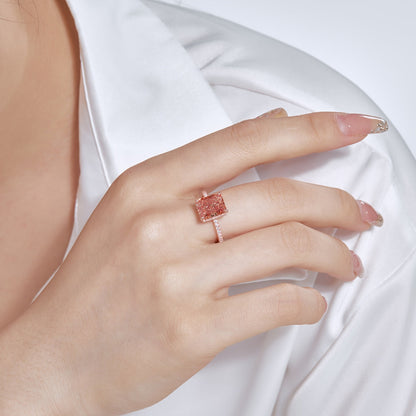 [Raffine] Anillo de compromiso de lujo de 4,0 quilates