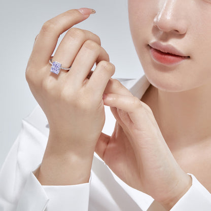 [Raffine] Anillo de compromiso de lujo de 4,0 quilates