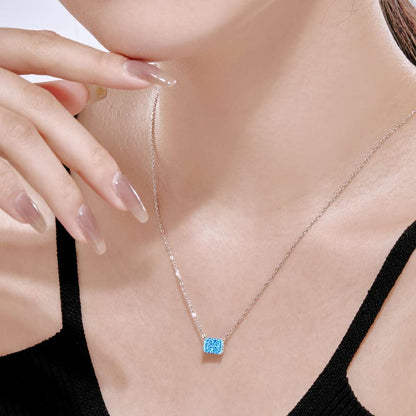 [Raffine] Collier coloré de forme carrée luxueuse
