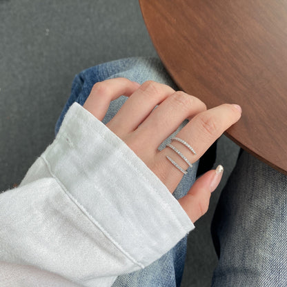 [Raffine] Anillo diario único y vibrante con enredos