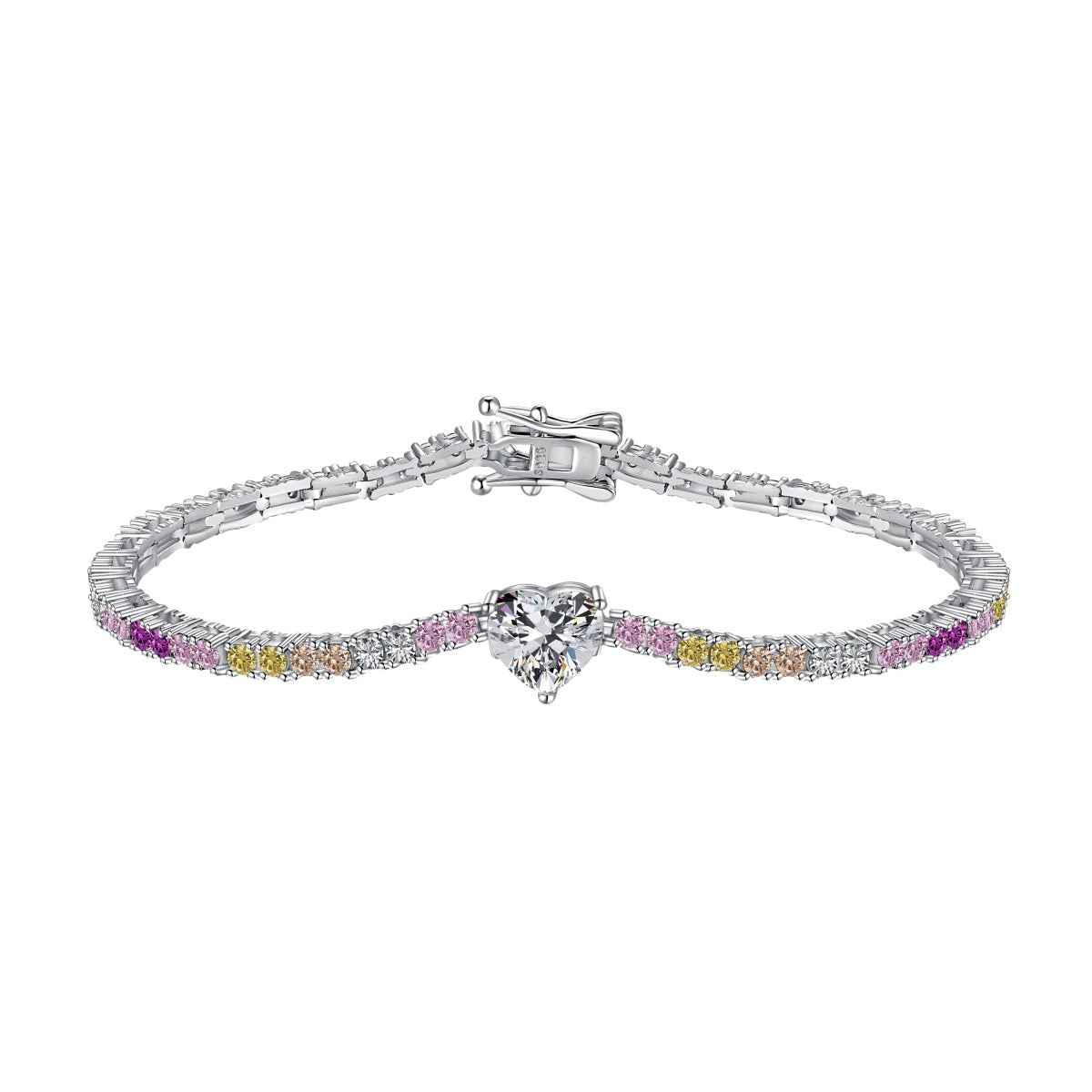 [Raffine] Delicada pulsera romántica con forma de corazón para enamorados